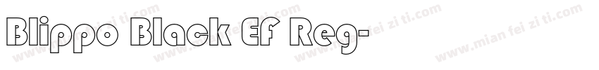 Blippo Black EF Reg字体转换